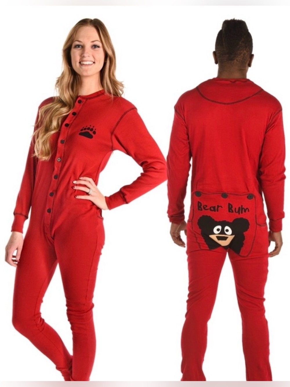 EUC (NWOT?)- LAZY ONE ‘Flap Jack’ “Bear Bum” Union Suit Onesie